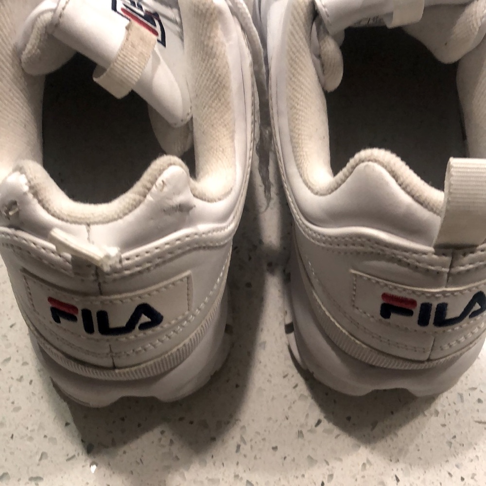 Fila Chunky White Shoes View 4